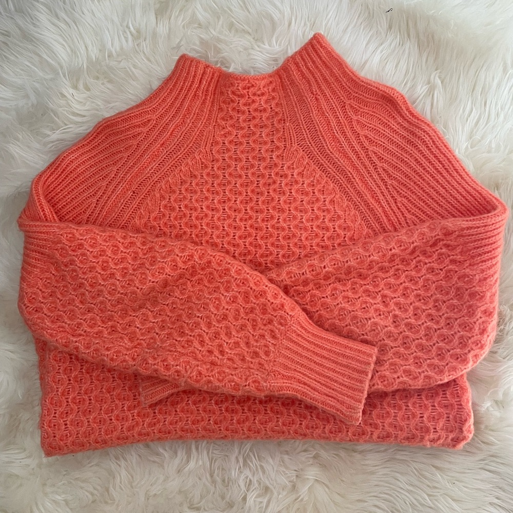 Anthropologie Bia Mock Neck Tunic Sweater